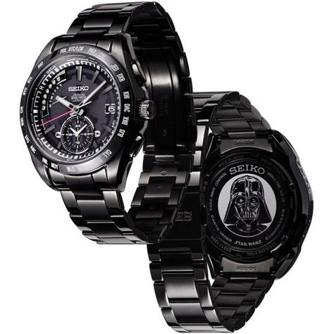 Limited Edition Seiko Star Wars Darth Vader Watch Men's Watches, Awesome Watches, Star Wars Watch, Luxury Timepieces, New Star Wars, Star Wars Collection, Seiko Watches, Star Wars Darth Vader, Star Wars Characters