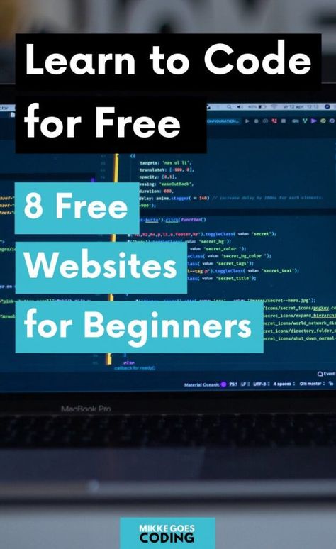 Computer Programming: 8 Great Websites for Learning Coding for Free in 2020. #coding #learntocode #programming #technology #tech #computerscience Free Online Coding Courses, Websites For Learning, Learning Coding, Coding Websites, Basic Computer Programming, Coding Games, Computer Science Programming, Coding Courses, Learn Computer Science