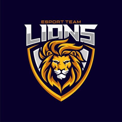 Esport Logo Design, Lion Mascot, Cricket Logo, Lion Head Logo, Volleyball Jerseys, Eagle Mascot, Team Logo Design, Lion Illustration, Soccer Logo