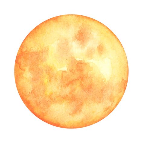 Yellow Moon Drawing, Yellow Moon Painting, Full Moon Watercolor, Full Moon Images, Kinetic Design, Drawing Moon, Paint Nature, Temple Drawing, Painting Moon