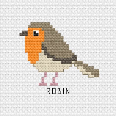 This cute little robin it the latest addition to the bird cross stitch pdf patterns series I am building up for my patrons. Robin cross stitch pdf pattern - Ringcat Cross Stitch Robin Pattern, Cross Stitch Robin, Small Bird Cross Stitch Pattern, Cross Stitch Birds Small Patterns, Cross Stitch Small Pattern, Bird Cross Stitch Pattern Free, Embroidery Birds Simple, Small Cross Stitch Patterns Free Minis, Cute Small Cross Stitch