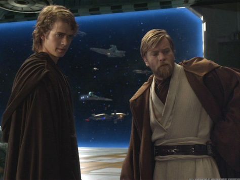 Anakin Skywalker and Obi-Wan Kenobi. Darth Maul, Obi Wan Revenge Of The Sith, Anakin Vader, Revenge Of The Sith, In The Pale Moonlight, Star Wars Cast, The Sith, Hayden Christensen, Ewan Mcgregor