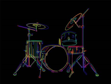 Drums Drawing, Drum Drawing, Drums Wallpaper, Musical Instruments Drawing, Drums Art, Stick Photo, Music Instrument, New Background Images, Drum Kit