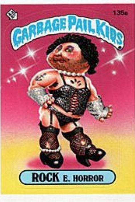 Rocky Horror! Garbage Pail Kids Cards, The Rocky Horror Picture Show, Kids Series, Garbage Pail Kids, Horror Picture Show, Rocky Horror Picture Show, Rocky Horror Picture, 80s Kids, Kid Rock