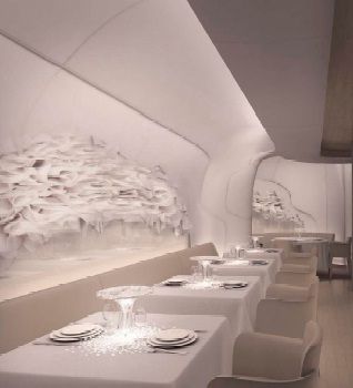 Mandarin Oriental - Paris Dreamy Destinations, White Restaurant, White Dining Room, Restaurant Concept, Paris Restaurants, Restaurant Interior Design, Commercial Interior Design, Hotel Design, Bar Lounge