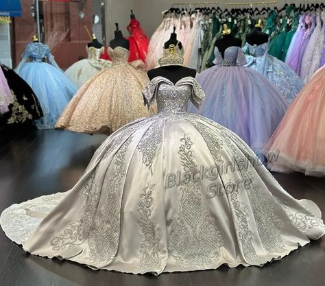 196.27US $ 15% OFF|Queen Quinceanera Dresses Silver Strapless Ice Queen Glitter Embroidered Applique Chapel Style Vestidos De 15 Quinceañera 2024| |   - AliExpress Quinceanera Dresses Sliver, Gray Quinceanera Theme, Quinceanera Dresses Silver, Silver Quince Dress, Silver Quince Dresses, Grey Quinceanera Dresses, Silver Quinceanera Dresses, Quinceanera Themes Dresses, Dresses Silver