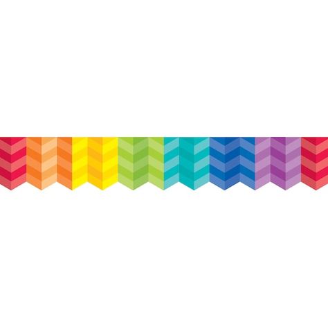 Buy the Creative Teaching Press® Painted Palette Ombre Rainbow Scalloped Borders, 210ft. at Michaels. They will be a fun trim on any bulletin board or classroom display. Perfect for any setting including at a school, daycare, office, church, college dorm, employee break room, or senior living residence. Create a colorful bulletin board with these rainbow herringbone borders from Creative Teaching Press. They will be a fun trim on any bulletin board or classroom display. Perfect for any setting i Daycare Office, Employee Break Room, Classroom Bulletin Boards Elementary, Colorful Bulletin Boards, Bulletin Borders, Art Bulletin Boards, Bible Journaling Printables, Pen Toppers, Creative Teaching Press