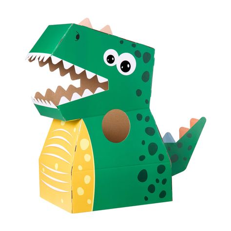 Cardboard Dinosaur, Cardboard Costume, Play Props, Pop Characters, Easy Diy Costumes, Pinterest Crafts, Paper Pop, Book Week Costume, Dinosaur Costume