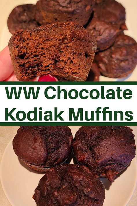 Weight Watcher Protein Muffins, Ww Kodiak Cakes Muffins, Kodiak Chocolate Muffin Mix Recipes, Kodiak Weight Watchers Muffins, Weight Watcher Muffins With Kodiak, Kodiak Chocolate Protein Muffins, We Kodiak Muffins, Low Calorie Kodiak Muffins, Ww Chocolate Chip Muffins