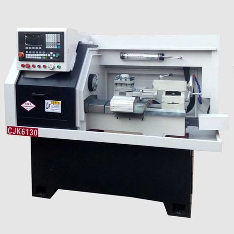 High efficiency Mini CNC lathe machine_ANYANG XINHENG Cnc Codes, Cnc Lathe Machine, Small Lathe, Garage Workshop Plans, Workshop Plans, Lathe Machine, Metal Lathe, Cnc Lathe, Work Lamp