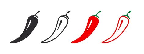 Hot natural chili pepper symbols. Set of red spicy chili peppers. Spicy and hot. Vector illustration Cityscape Photos, Spicy Chili, Hot Pepper, Logo Banners, Heart Tree, Chili Peppers, Heart With Arrow, Spice Blends, Chili Pepper