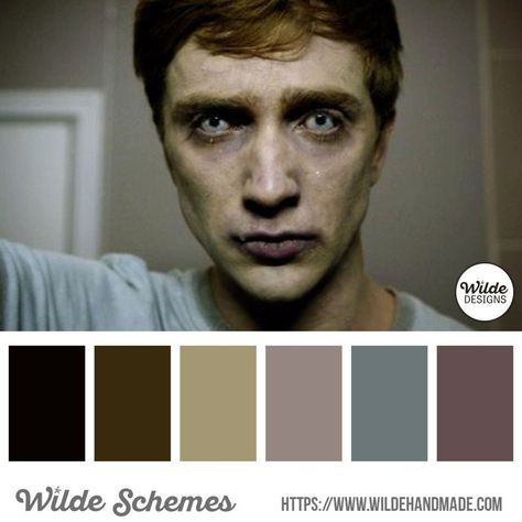 This particular Wilde Scheme is inspired by Kieren Walker (played by Luke Newberry) from In the Flesh. In case you don’t know, In the Flesh is a BBC series and the best zombie series you’ve probably never seen. Even better? It’s included with Prime Video, so if you haven’t watched it, this is the perfect […] The post Wilde Schemes: In the Flesh appeared first on Wilde Designs. Zombies, Flesh Color Palette, Zombie Colour Palette, In The Flesh Kieren, Zombie Color Palette, Zombie Character Design, Kieren Walker, Luke Newberry, Zombie Face