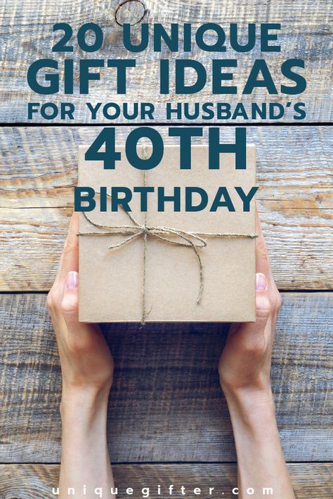 Gift ideas for your husband's 40th birthday | Milestone Birthday Ideas | Gift Guide for Husband| Fourtieth Birthday Presents | Creative Gifts for Men | 40 Gifts For 40 Years, Man 40 Birthday Party Ideas, 40 Birthday Ideas For Men Turning 40, Man Birthday Present Ideas, Birthday Ideas 40th Men, Birthday Party For Husband Ideas, Gifts For Husband 40th Birthday, 40 Birthday Ideas For Husband, 40birthday Party Ideas For Men