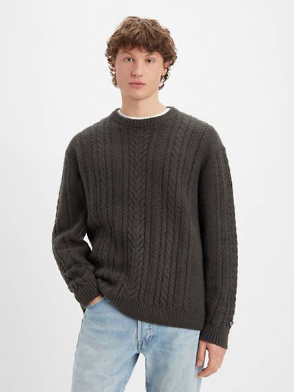 They said it couldn't be done, but we went out and did it: We made the classic sweater even better. Our Battery Crewneck Sweater features a casually cool, relaxed fit and was crafted with soft fabric. Sweater Male Outfit, Casual Winter Outfits Men Classy, Men’s Sweaters, Men Sweater Outfit, Sweater Men Outfit, Timeless Sweater, Body Man, Mens Pullover Sweater