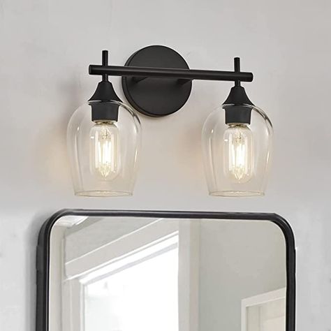 Black Vanity Lights, Farmhouse Bathroom Light Fixtures, Black Bathroom Light Fixtures, Farmhouse Bathroom Lighting, Farmhouse Bathroom Light, Lights For Bathroom, Black Bathroom Light, Farmhouse Vanity Lights, Vanity Lamp