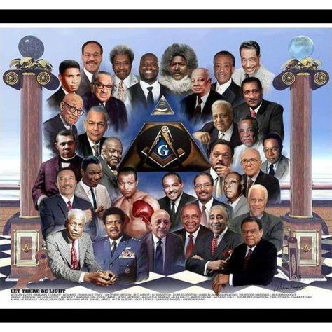 African History, Don King, Famous African Americans, Masonic Art, African American Artwork, Let There Be Light, History People, Famous Black, Black Art Pictures
