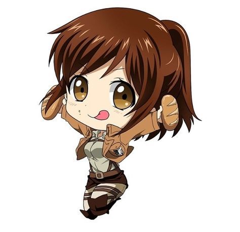 chibi sasha Potato Girl, Titans Anime, Chibi Girl, Chibi Characters, Chibi Anime, Kawaii Chibi, Attack On Titan Art, Eren Jaeger, 만화 캐릭터