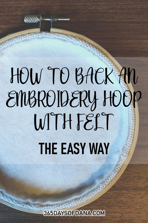 A post that explains how to back an embroidery hoop with felt; the easy way! No stitching needed. How To End An Embroidery Hoop, How To Finish Hand Embroidery, Fast Embroidery Stitches, How To Finish Back Of Embroidery Hoop, Finishing An Embroidery Hoop, How To Close Embroidery Hoop, How To Back An Embroidery Hoop, How To Finish An Embroidery Hoop, Backing Embroidery Hoop