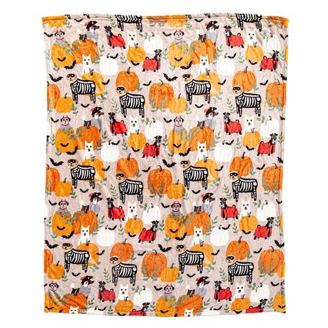 Snuggle up in spooky style with a dash of canine cuteness! Our Dogs and Pumpkins Plush Throw is the perfect addition to your Halloween decor. Made from soft and cozy polyester, this multi-colored blanket features an adorable pattern of playful pups mingling with pumpkins. Wrap yourself in comfort while adding a festive touch to your home. Whether you're watching scary movies or enjoying a pumpkin spice latte, this plush throw is ideal for keeping warm during the crisp autumn weather. It's lightweight yet warm enough to make those chilly nights just a bit more inviting. Plus, it's easy to care for, making it a must-have for any Halloween lover. Soft and cozy polyester. Multi-colored design with dogs and pumpkins pattern. Perfect for Halloween-themed decor. Easy to care for and maintain. Mea Autumn Weather, Spooky Style, Pumpkin Pattern, Pumpkin Spice Latte, Scary Movies, A Pumpkin, Keep Warm, Halloween Themes, Halloween Decor