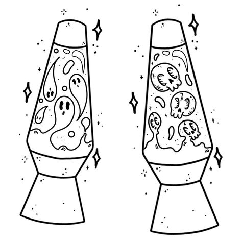 Cute Spooky Designs, Lava Lamp Flash Tattoo, Easy Tattoo Practice, Cute Tattoo Designs Simple, Space Tattoo Patchwork, Spooky Linework Tattoo, Word Flash Tattoo, Opposites Matching Tattoos, Halloween Candy Tattoo Ideas