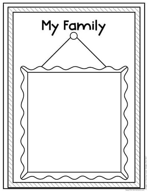 Family Drawing Preschool, All About Me My Family Preschool, All About Me Kindergarten Activities Free Printable, All About Me Preschool Theme Free Printable, Preschool Favorites Printable, Preschool Crafts For Family Theme, Preschool All About Me Activities Lesson Plans, All About My Friends Preschool, Infant All About Me Printable