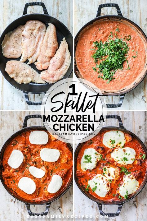 Ina Garten, Leftover Marinara Sauce Recipes, Recipe Using Fresh Mozzarella, Mozarella Recipes, Flavor Frenzy, Fresh Mozzarella Recipe, Recipes With Mozzarella Cheese, Chicken Marinara, Quick Chicken Dinner