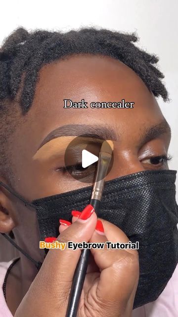 Makeup tutorials on Instagram: "Bushy eyebrow tutorial 🥰🔥🔥Tag your makeup bestie.  Follow👉🏾 @bhcoskin for skincare  @glam_by_washe  ______________________  .  _____________________________________ . .  #melaninmakeup #melaninmakeupdaily #makeupforblackwomen #makeup #melaninpoppin #blackgirlmagic #makeupartist #melanin #mua #explorepage #wakeupandmakeup #melaninbeautiesunite #undiscovered #melaninmagic #muas #melaninmakeupdaily #blackownedskincare #melaninbeauty #makeuptutorial #melaninqueen #blackgirlmakeup #blackownedskincare #brownmelaninmua" Make Up Eyebrows Tutorial, How To Do A Full Face Makeup, Makeup Tutorial Eyeshadow Step By Step, White Makeup Looks Black Women, Red Under Eye Makeup, Natural Makeup Looks For Black Women, Apply Makeup Step By Step, Eyebrow Tutorial For Beginners, Eyebrows Tutorial