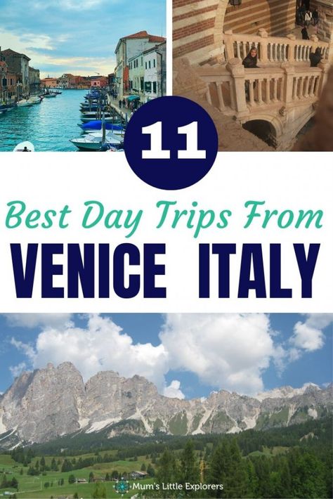 11 Best Day Trips from Venice, Italy | Venice Day Trips Not to Miss! Lake Garda, Day Trips From Venice, Things To Do In Venice, Italy Venice, One Day Trip, Venice Travel, Travel Italy, Anniversary Trips, Adventure Activities