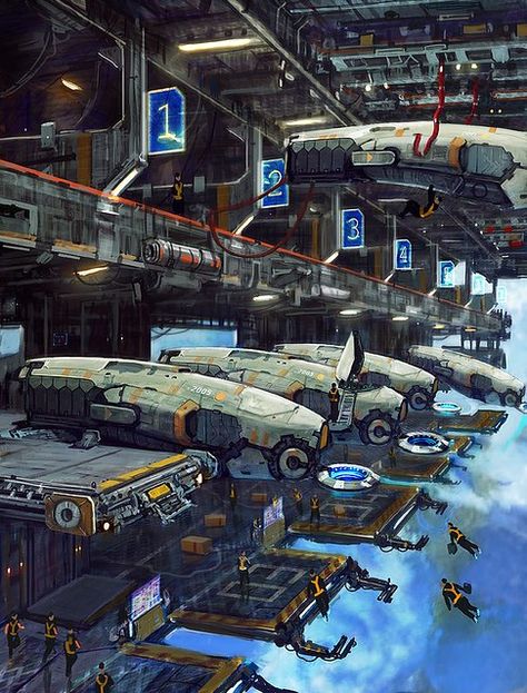 Concept Art Otaku Bonetech3D Conceptart Scifi Concepts | Flickr Sci Fi Station, Concept Art Spaceship, Sci Fi Spaceship Concept Art, Spaceship Concept Art, Sci Fi Space Station, Science Fiction Kunst, Sci Fi Military, Painting Space, Space Ships Concept