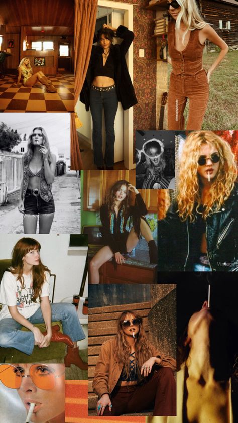 Moody and grungy 70s themed photoshoot 70s Grunge Photoshoot, 60s Rock Outfits, 70s Friends Aesthetic, 70s Icons Aesthetic, 70s Grunge Fashion, 1970 Photoshoot, 70s Groupie Aesthetic, 70s Style Photoshoot, 70s Theme Photoshoot