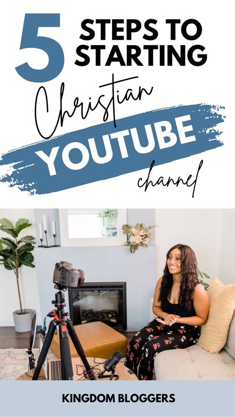 Starting a Christian YouTube channel is a great way to scale your Christian blog but also to reach the next generation with the Word of God. Here are some simple steps to getting your Christian YouTube channel started. Christian Youtube Ideas, Christian Youtube Video Ideas, Christian Youtube Channel Ideas, Christian Content Creator, Christian Content Ideas, Business Mind, Faceless Youtube, Christian Video, Youtube Creator