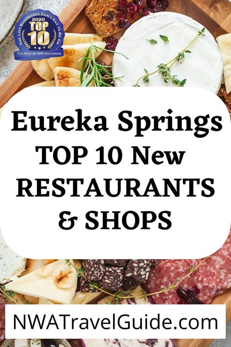 Eureka Springs Ar offers a wide variety of new and exciting eating and drinking concepts to please every age group and palate. From Charcuterie to Asian Fusion to a top-notch brewery, you’ll enjoy exploring the wonderful offerings below: #Arkansas #EurekaSpringsAR #EurekaSpringsArkansas Best Restaurants In Eureka Springs, Eureka Springs Arkansas Restaurants, Eureka Springs Restaurants, Arkansas Road Trip, Eureka Springs Ar, Eureka Springs Arkansas, Nutritious Smoothies, Spring City, Romantic Restaurant