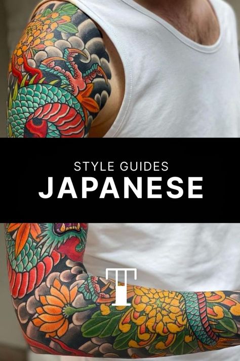 Japanese Traditional Tattoo Sleeve Men, Cool Japanese Tattoos For Men, Irezumi Tattoos Sleeve For Men, Japanese Inspired Sleeve Tattoos, Japanese Tebori Tattoo, Forearm Tattoo Japanese For Men, Upper Arm Japanese Tattoo, Irezumi Tattoos Half Sleeve, Japanese Leg Tattoos For Men