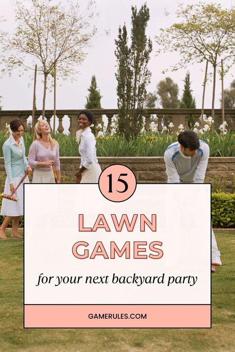 We have made a list of incredible backyard party games for your next get-together. Take some of the work out of hosting and enjoy are recommended lawn games. Both child and adult alike will delight in these fun lawn games. Lawn Games For Adults, Garden Party Games For Adults, Backyard Games For Adults, Guys Vs Girls, Lawn Darts, Garden Party Games, Backyard Party Games, Badminton Set, Outdoor Party Games