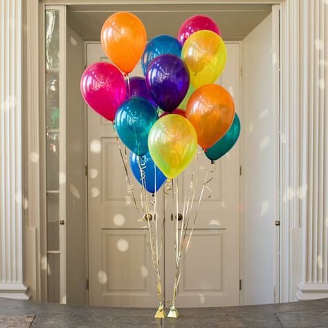 Multicolored Balloon Garland, Colorful Balloons Birthday, Colorful Ballons Decoration Birthday, Colourful Party Decorations, Rainbow Decorations Party, Colour Theme Party, Color Theme Party, Bright Balloons, Balloons Rainbow