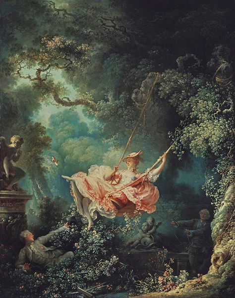 Fragonard Paintings, Rococo Painting, Swing Painting, Famous Art Paintings, Artemisia Gentileschi, Rococo Art, Seni Vintage, Baroque Painting, Most Famous Paintings