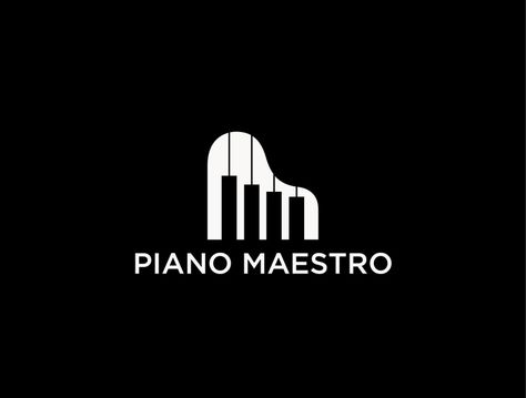 Musical Logo Design, Piano Logo, Musical Logo, Lounge Logo, Piano Design, Dj Logo, Music Logo Design, Company Profile Design, Logo Design Set