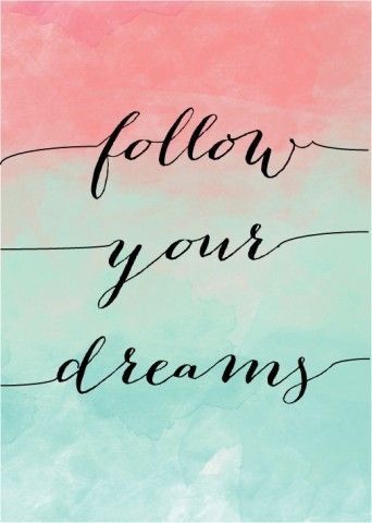 Sigue tus sueños Quotes About Dreams, Follow Your Dreams Quotes, About Dreams, Broken Dreams, Watercolor Quote, Lovers Quotes, Never Stop Dreaming, Color Quotes, Follow Your Dreams