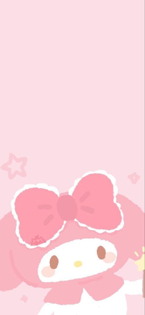 My Melody Kawaii Wallpaper, My Melody Wallpaper Aesthetic, Melo Wallpaper, My Melody Background, Hello Kitty Ideas, Pink Wallpaper Kawaii, Kitty Ideas, Wallpaper Hello Kitty, Pastel Pink Wallpaper