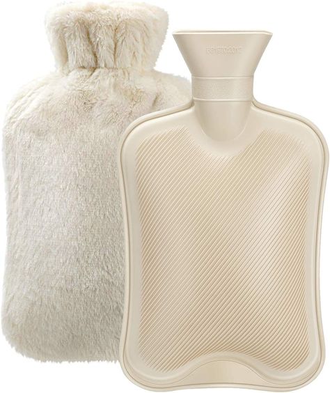 Amazon.com: Hot Water Bottle Rubber with Soft Cover (2 Liter) Hot Water Bag for Cramps, Pain Relief, Removable Hot Cold Pack Hot Water Bed Warmer : Health & Household Warm Water Bottle, Hot And Cold Therapy, Hot Water Bag, Shoulder Pain Relief, Hot Cold Packs, Hot Pack, Hot Bags, Water Bed, Water Bottle Covers