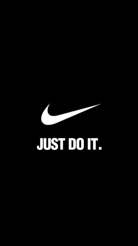 Black, Iphone, Nike, Just Do It, Nike Logo, Wallpaper Iphone, Do It, Black And White, White