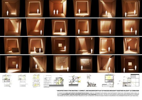 Shadow Studies Light Play Architecture, Light In Architecture Spaces, Shadow Play Architecture, Play Of Light And Shadow In Architecture, Architecture And Light, Light Studies Architecture, Light And Shadow Interior, Lighting Diagram Architecture, Light Model Architecture