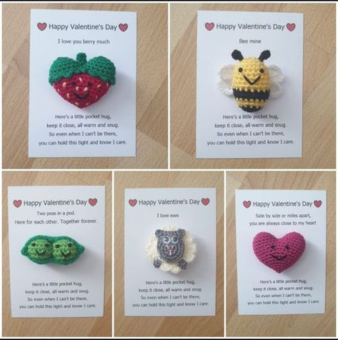 Amigurumi Patterns, Random Act Of Kindness Crochet Ideas, Random Acts Of Crochet Kindness Free Patterns, Crochet Acts Of Kindness, Kindness Crochet, Crochet Hugs, Random Acts Of Crochet Kindness, Crochet Cards, Crochet Kindness