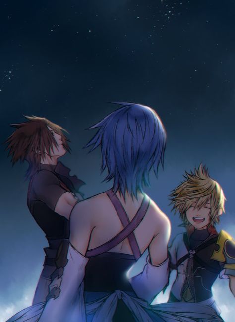 Terra Aqua Ventus, Birth By Sleep Kingdom Hearts, Aqua X Terra, Terra Kh, Kingdom Hearts Terra, Ventus Kh, Ventus Kingdom Hearts, Kingdom Hearts Ventus, Aqua Kingdom Hearts