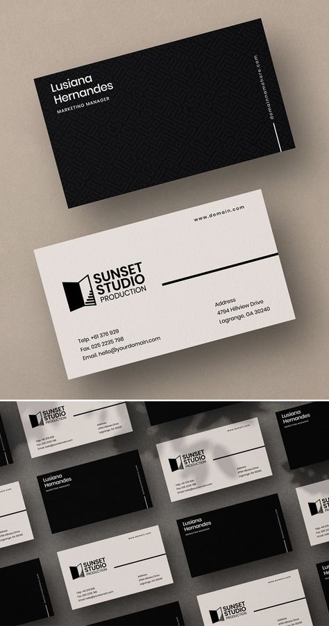 Business Card One Side, Business Card Minimal Design, Business Card Design Layout, Creative Business Card Design Ideas, Card Business Design, 세련된 명함, Simple Business Card Design, Namecard Design, Business Card Simple