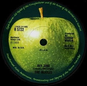 Apple Records was officially founded by the group after their return from India in 1968, as another sub-division of Apple Corps. They release Hey Jude/Revolution as the first single o the Apple label. Logos, Beatles Apple, Beatles Party, Beatles Records, Apple Records, Logo Apple, 1970s Childhood, Blue Apple, The White Album