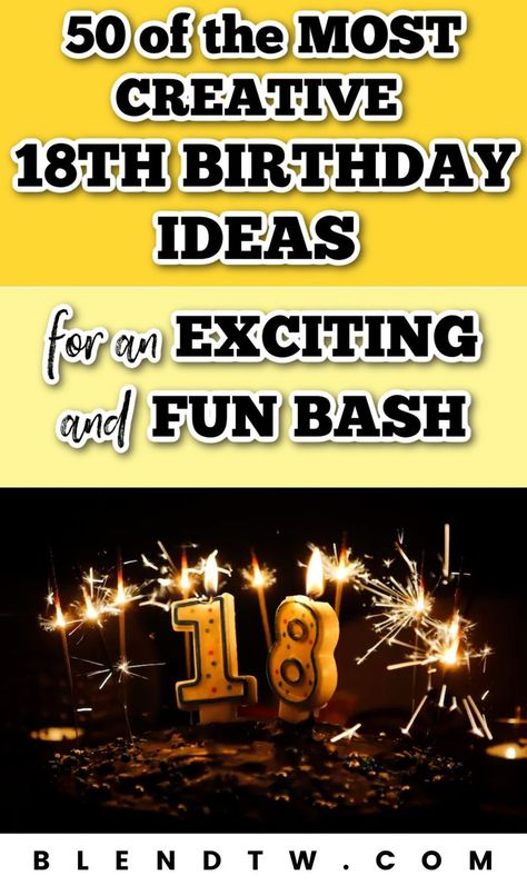 Get inspired with a variety of creative and fun 18th birthday ideas. From unique party themes to personalized gifts, discover ways to make your 18th birthday unforgettable and memorable. surprise birthday party for an 18-year-old | unforgettable 18th birthday experiences | DIY decorations for an 18th birthday | personalized gifts for turning 18 | themed costume party for an 18th birthday | dinner party ideas for an 18th birthday | pool party for an 18th birthday 18th Birthday Ideas For Boys Decorations, Surprise 18th Birthday Party Ideas, Boys 18th Birthday Decoration Ideas, Male 18th Birthday Party Ideas, 18th Birthday Pool Party, 18th Birthday Surprise Ideas, 18th Birthday Party Ideas Boy, Boys 18th Birthday Party Ideas, Boy 18th Birthday Ideas