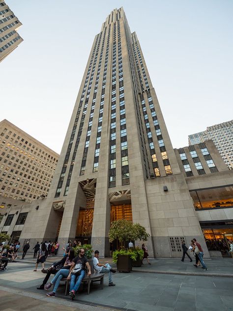 Nbc Logo, Rockefeller Family, Lunch Atop A Skyscraper, Metlife Building, Art Deco Facade, Indiana Limestone, Art Deco Skyscraper, Peacock Logo, Noaa Weather Radio