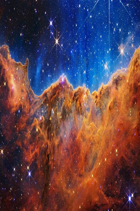 Digital Instant Download Printable Files of Cosmic Cliffs in Carin Nebula as seen from James Webb Space Telescope courtesy of NASA and STScl Space Observatory, Planetary Nebula, Telescope Images, Carina Nebula, James Webb, James Webb Space Telescope, Hubble Space, Space Photos, Space Images