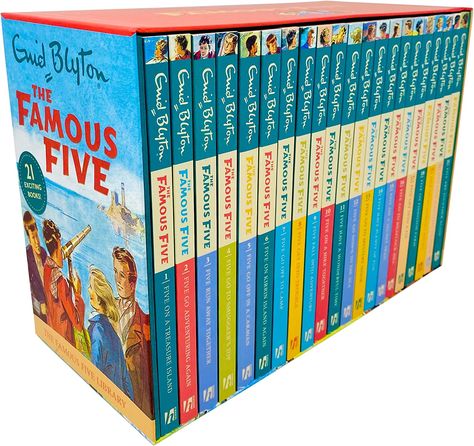 Famous Five Books, Famous Five, Enid Blyton Books, The Famous Five, Spring Books, Enid Blyton, Reading Apps, Early Readers, Collection Box